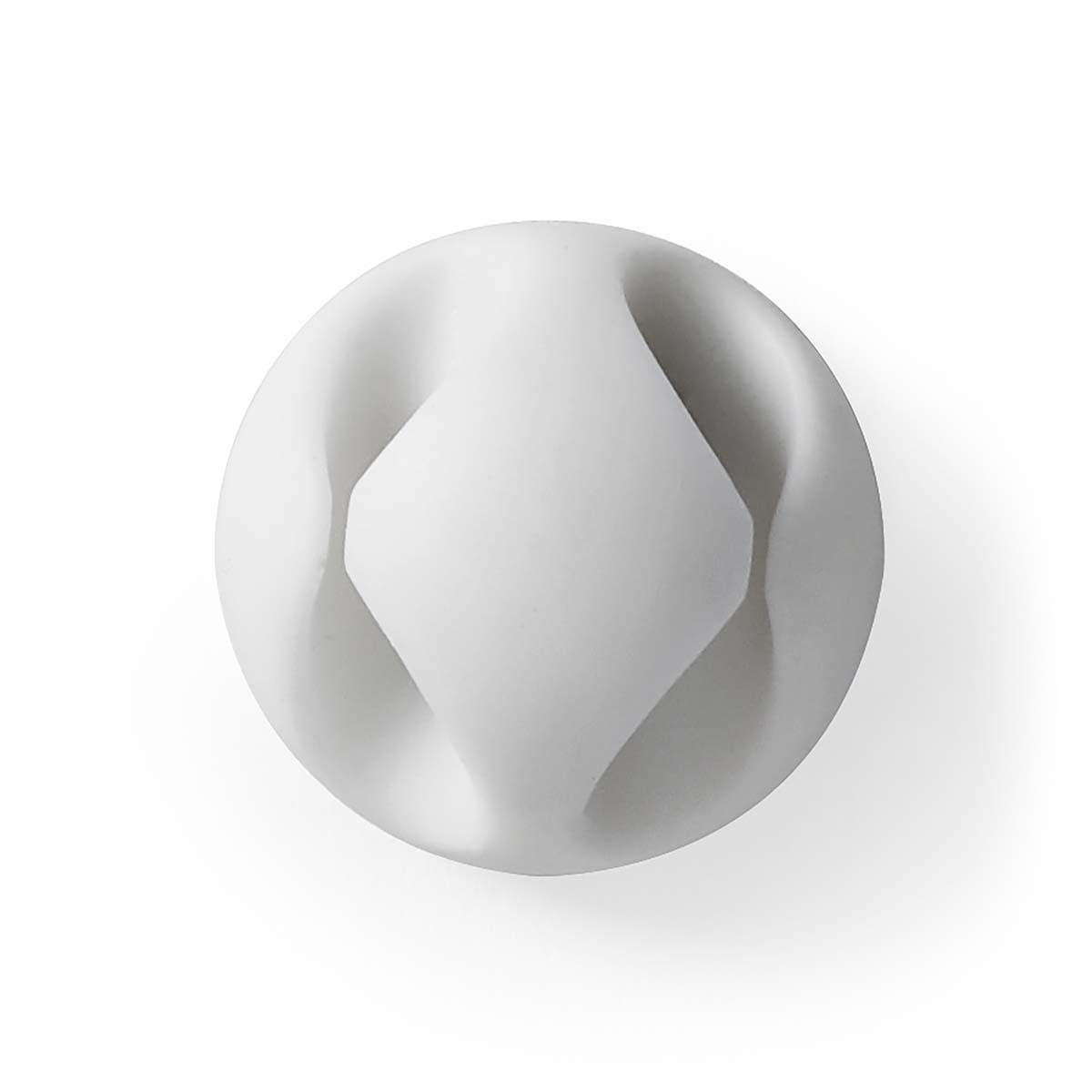 Nedis zelfklevende kabelhouders voor 2 kabels - 6 stuks / wit - Afbeelding 2