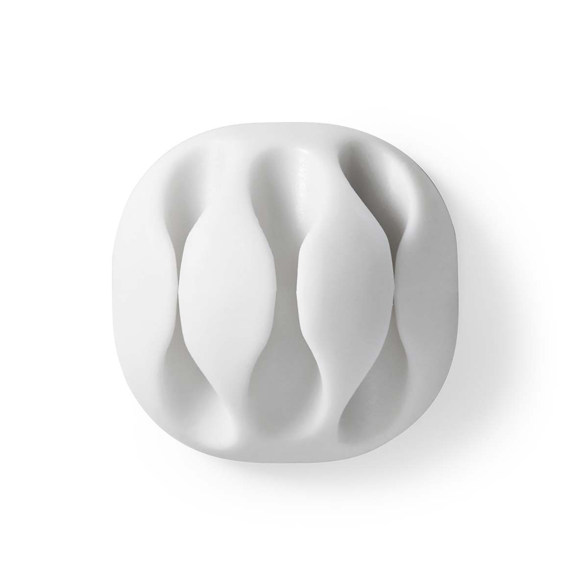 Nedis zelfklevende kabelhouders voor 3 kabels - 4 stuks / wit - Afbeelding 2