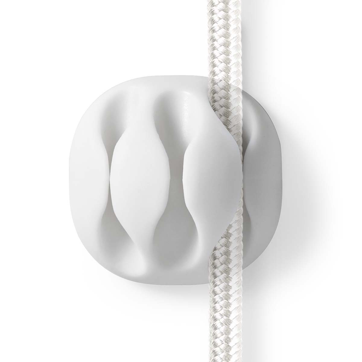 Nedis zelfklevende kabelhouders voor 3 kabels - 4 stuks / wit - Afbeelding 3