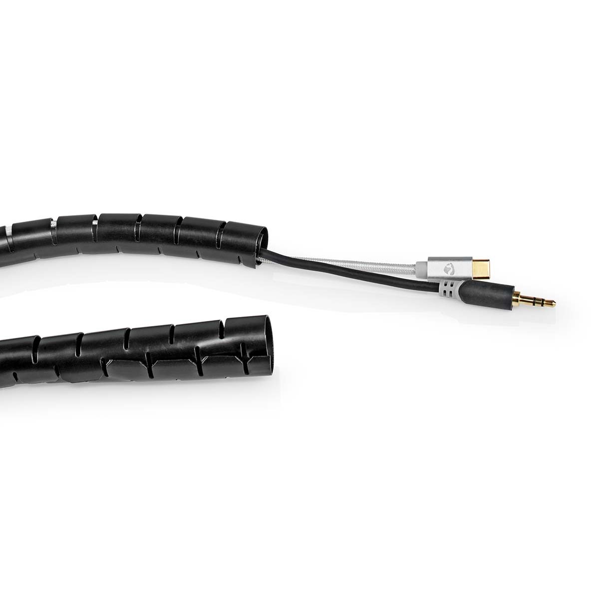 Nedis cable eater kabelslang met rijgtool - 19-22 mm / 2m / zwart - Afbeelding 3