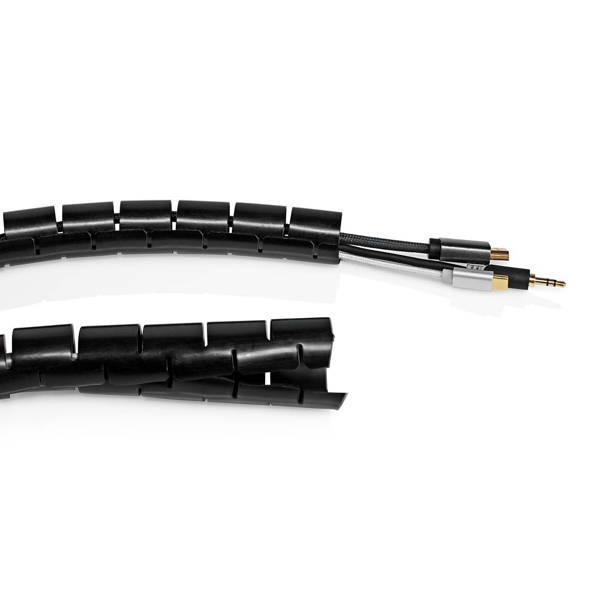 Nedis cable eater kabelslang met rijgtool - 28-32 mm / 2m / zwart - Afbeelding 3