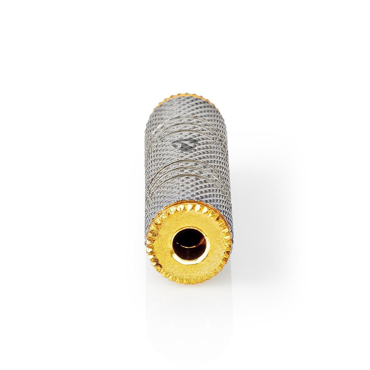 Nedis Premium koppelstuk 3,5mm Jack (v) - 3,5mm Jack (v) stereo / metaal
