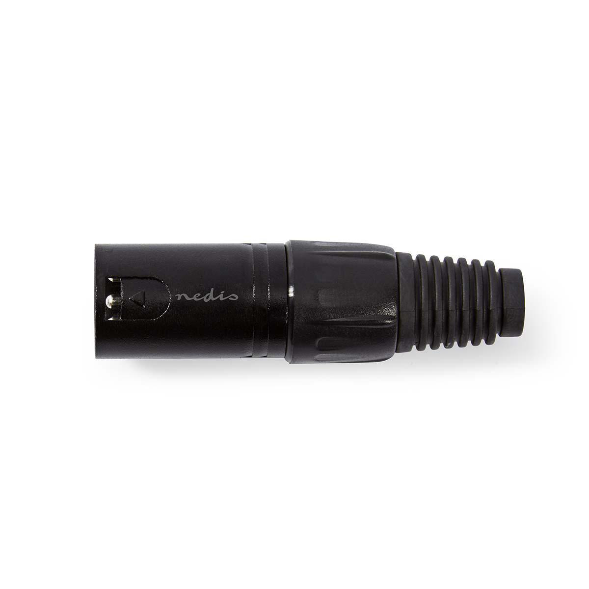 Nedis XLR 3-pins (m) connector / zwart - Afbeelding 2