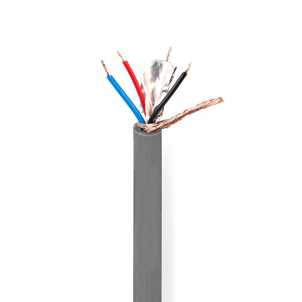 DMX-Kabel | 110 Ohm | 10 x 0.10 mm | 100.0 m | Rond | PVC | Donkergrijs | Rol - Afbeelding 3