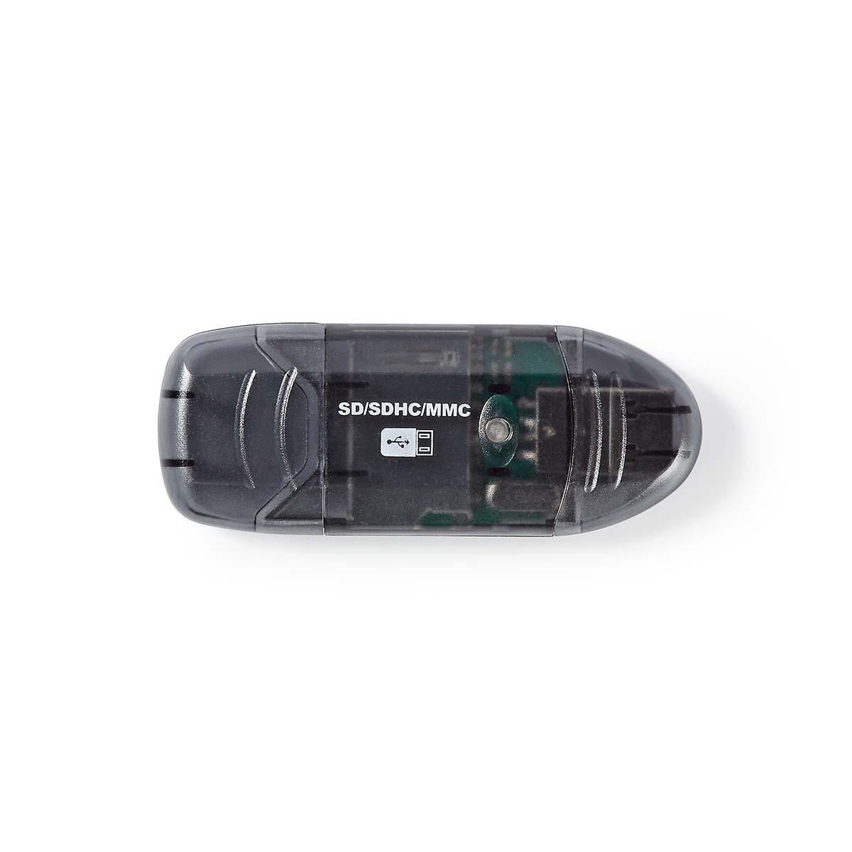 Nedis USB Cardreader met USB-A connector en 1 kaartsleuf - voor SD/MMC - USB2.0 - Afbeelding 4