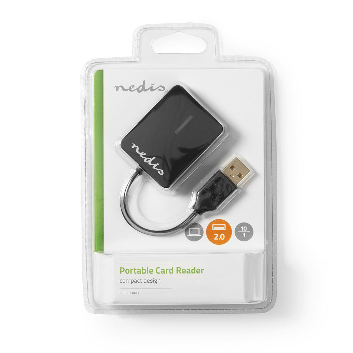 Nedis USB Cardreader met USB-A connector en 5 kaartsleuven - voor (Micro/Mini) SD/M2/Memory Stick - USB2.0 - Afbeelding 4