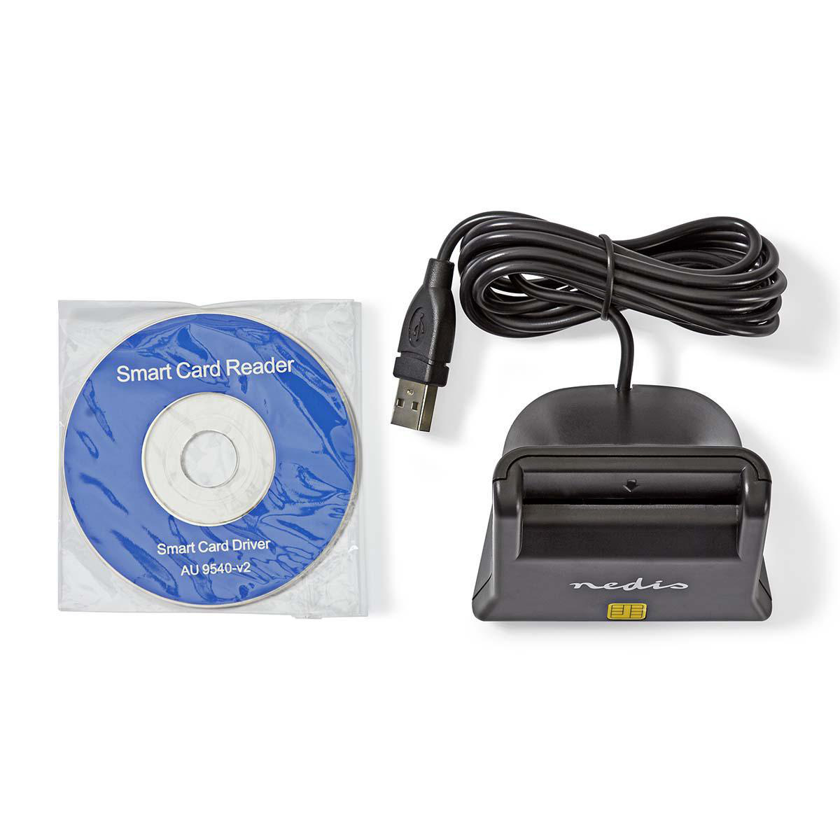 Nedis USB Smartcard bureaumodel cardreader met USB-A connector - USB2.0 (Windows, Mac OS en Linux) - Afbeelding 5