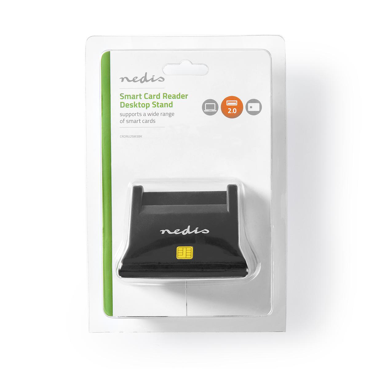 Nedis USB Smartcard bureaumodel cardreader met USB-A connector - USB2.0 (Windows, Mac OS en Linux) - Afbeelding 6
