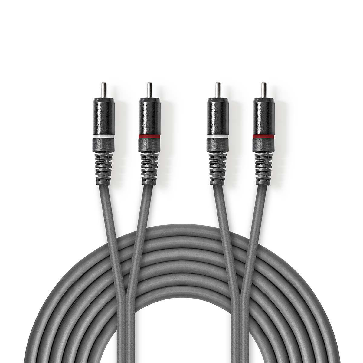Nedis Tulp stereo audio kabel - 5 meter
