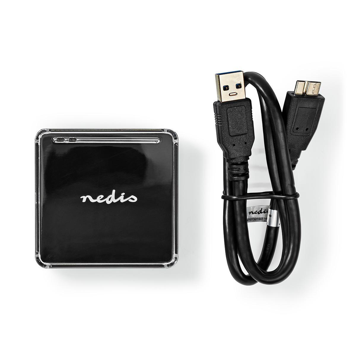 Nedis USB Cardreader all-in-one met USB-A connector en 6 kaartsleuven - USB3.0 - Afbeelding 6
