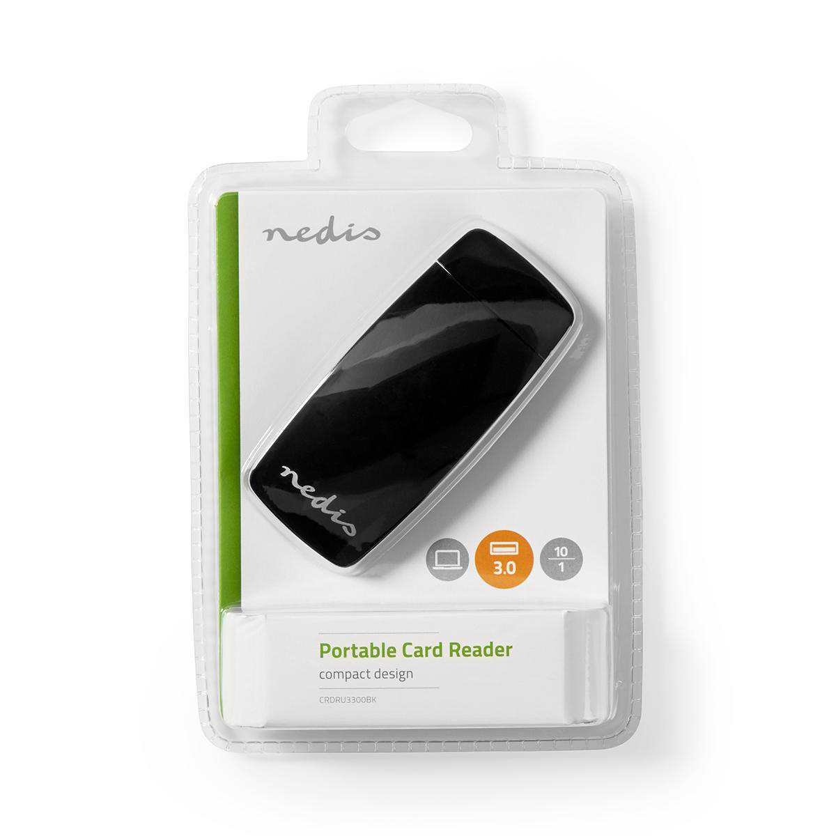 Nedis USB Cardreader met USB-A connector en 4 kaartsleuven - voor (Micro) SD/MMC/TF/CF/Memory Stick - USB3.0 - Afbeelding 6