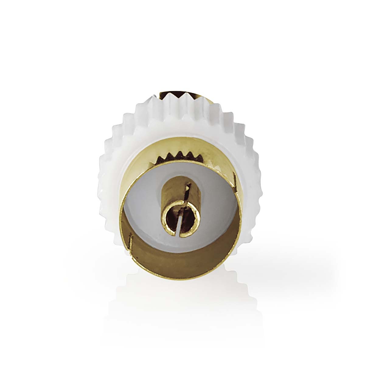 Nedis IEC (v) - IEC (v) coax koppelstuk | verguld - Afbeelding 2