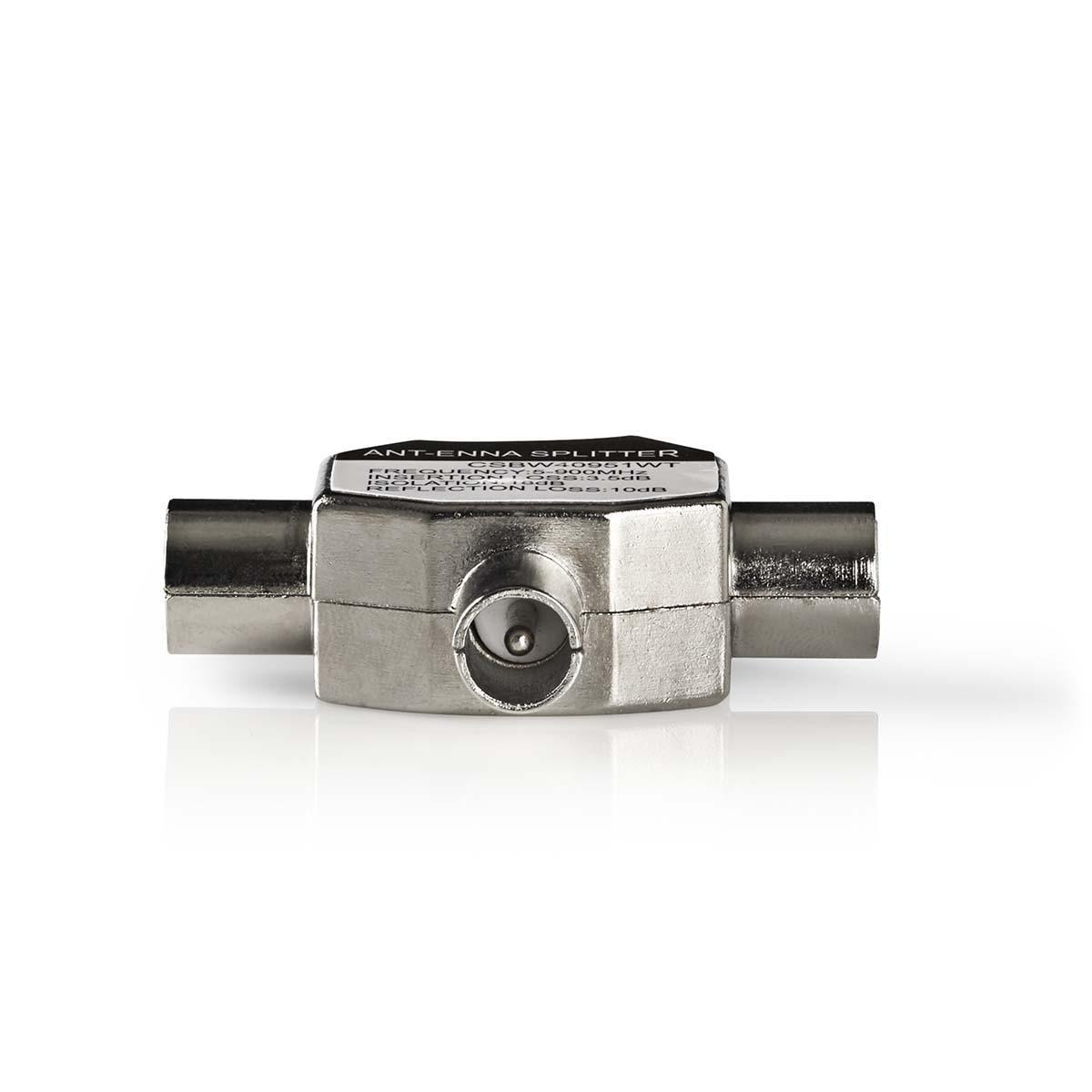 Nedis Radio splitter met 2 uitgangen (metaal) / 5-900 MHz - Afbeelding 2