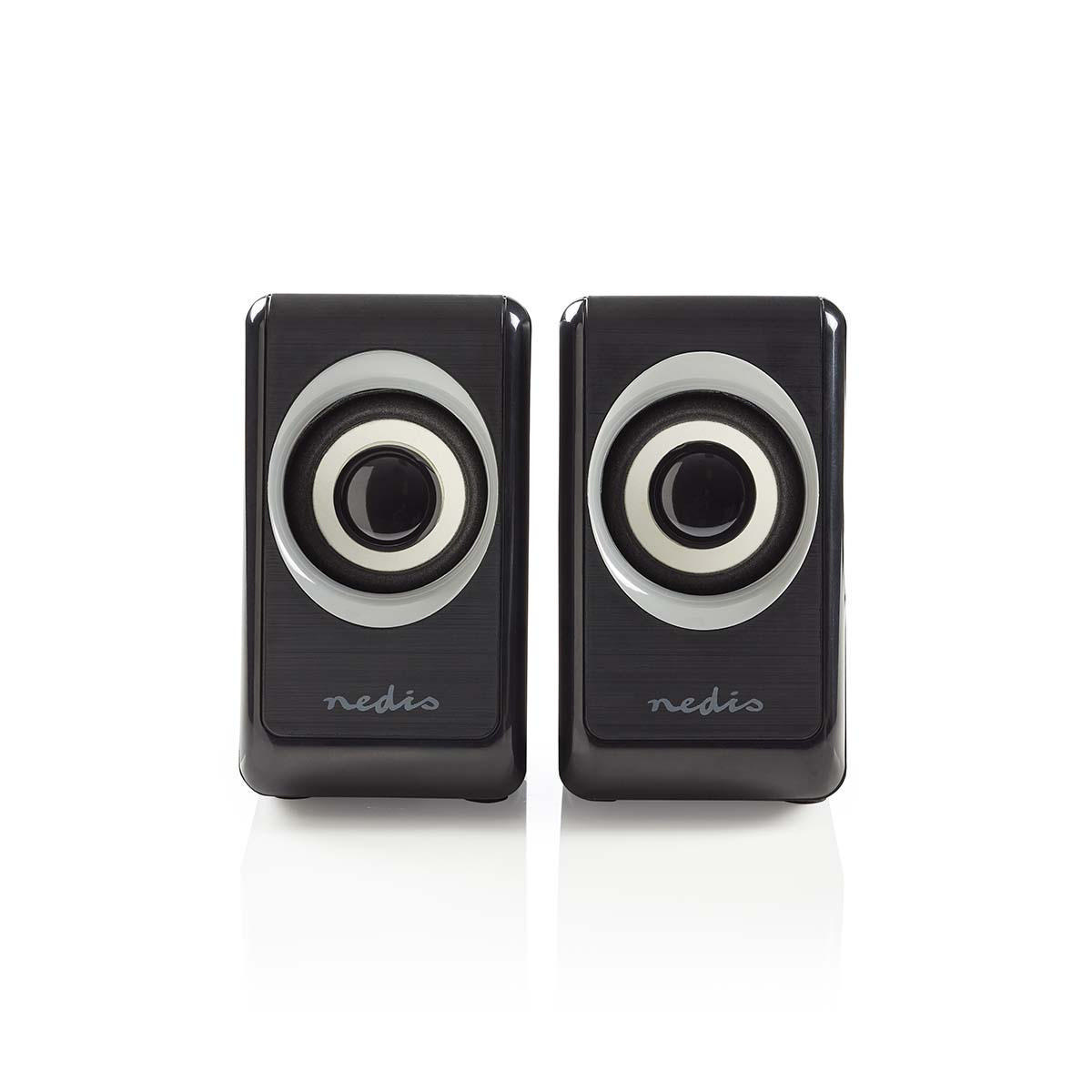 Nedis 2.0 PC-luidspreker set 18W / zwart - Afbeelding 2