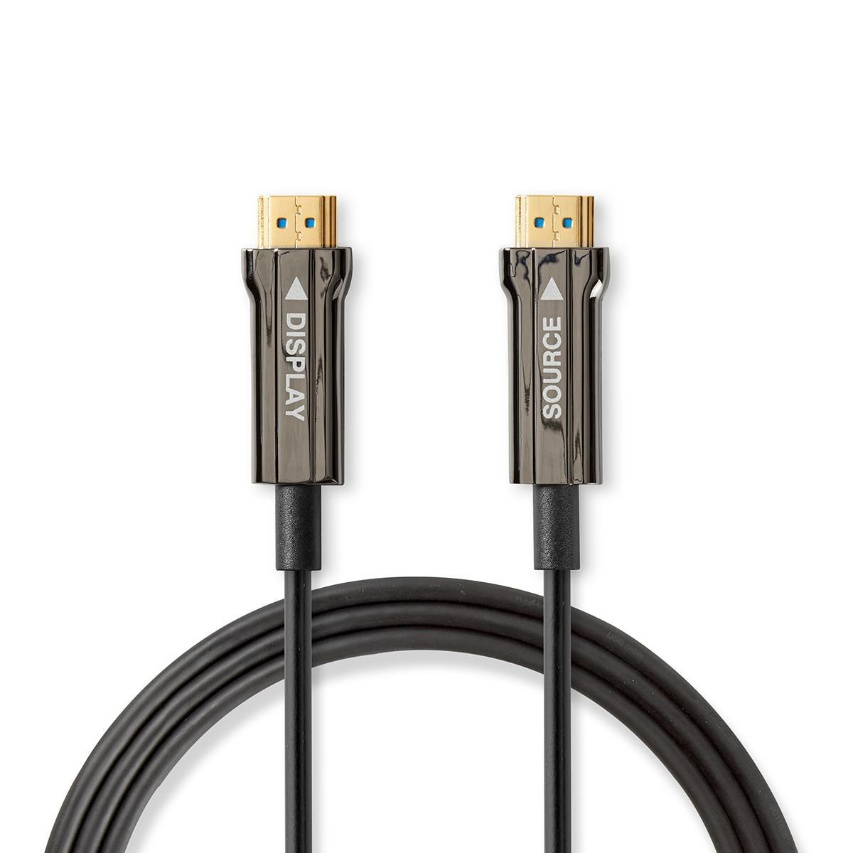 Nedis HDMI active optical cable (AOC) - HDMI2.1 (8K 60Hz + HDR) / zwart - 15 meter - Afbeelding 2