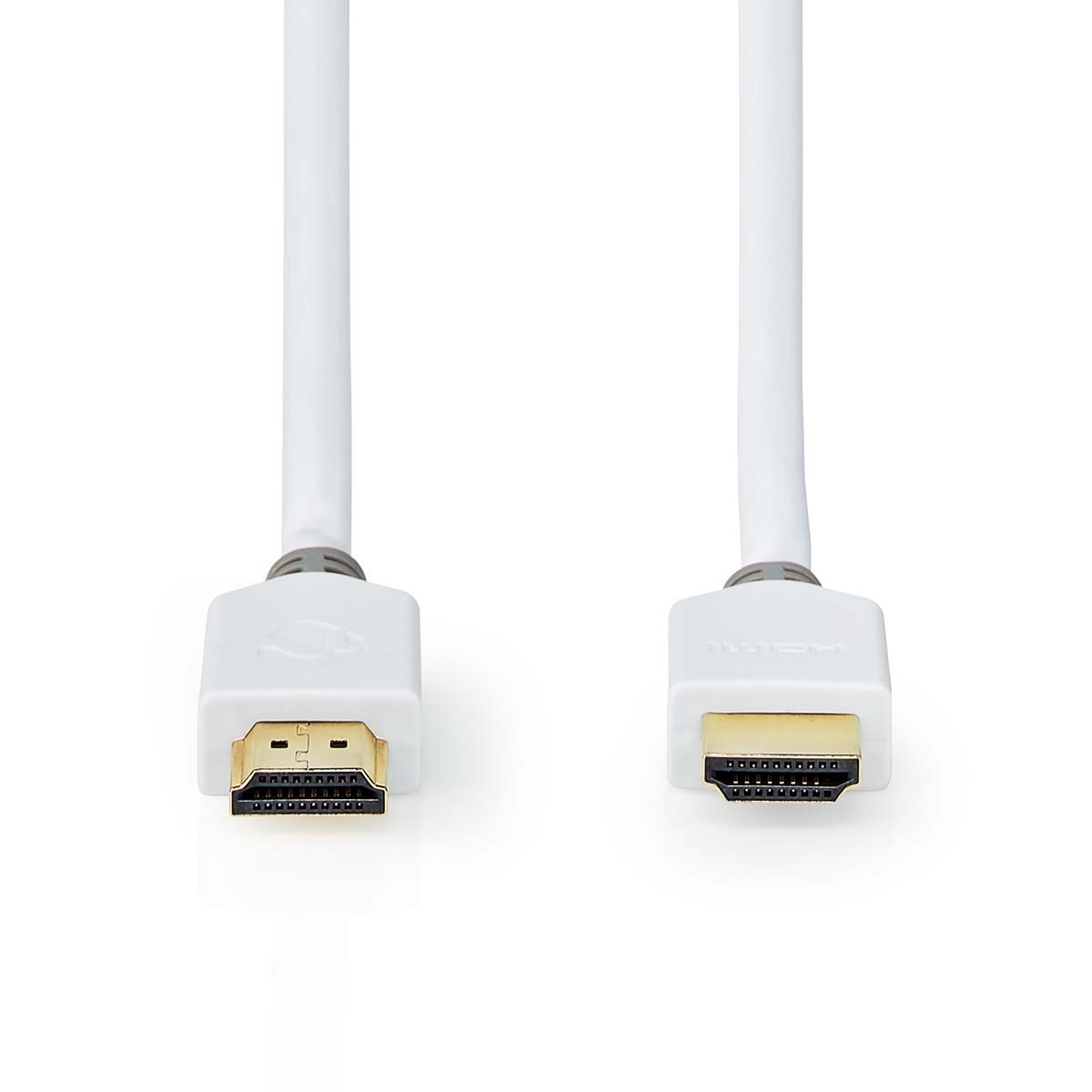 Nedis HDMI kabel - HDMI2.0 (4K 60Hz + HDR) / wit - 5 meter - Afbeelding 2