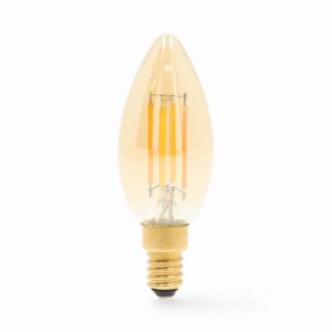 SmartLife LED Filamentlamp | Wi-Fi | E14 | 470 lm | 4.90 W | Warm Wit | 1800 - 3000 K | Glas | Android™ / IOS | Kaars | 1 Stuks