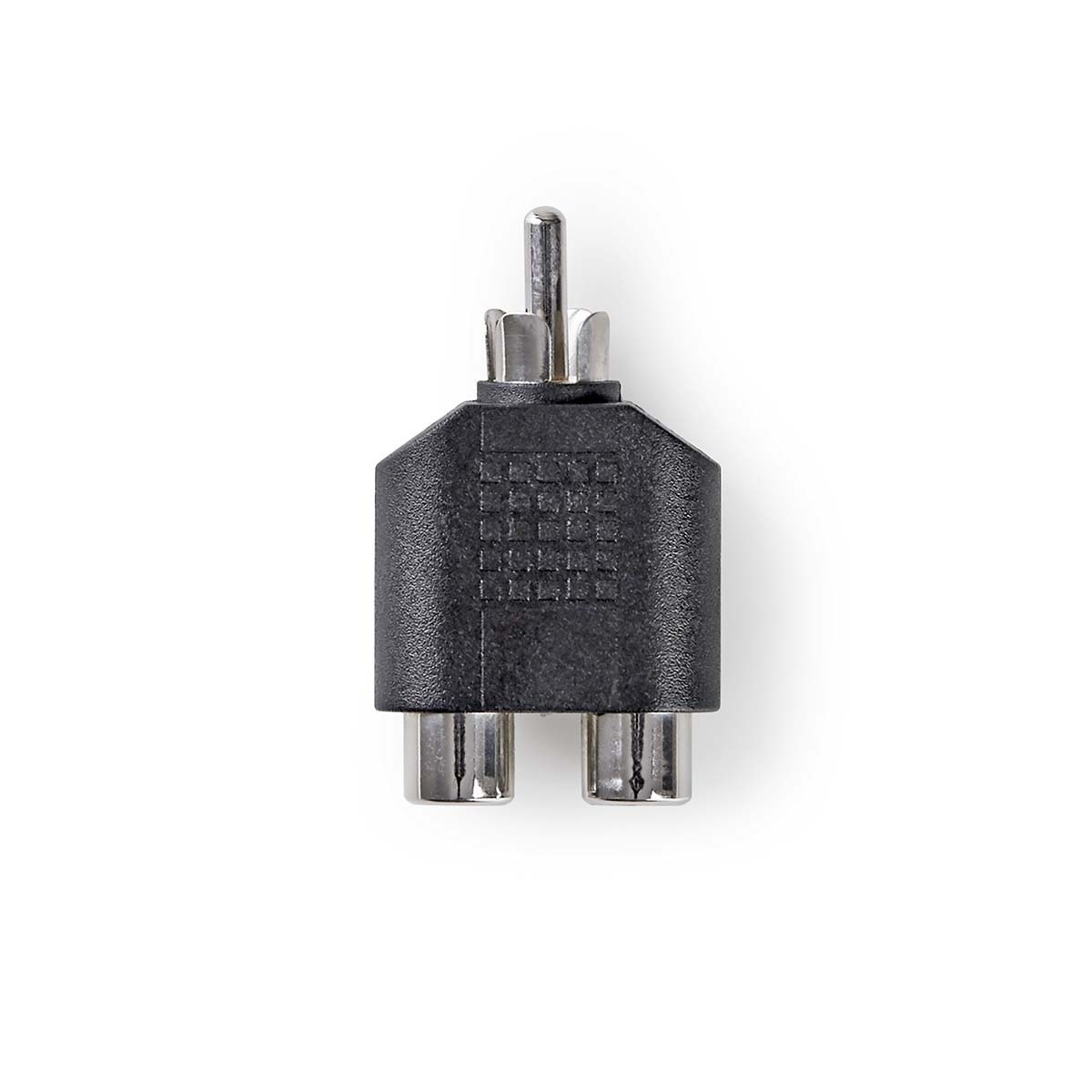 Subwoofer/Tulp mono (m) - Tulp stereo (v) audio adapter / zwart