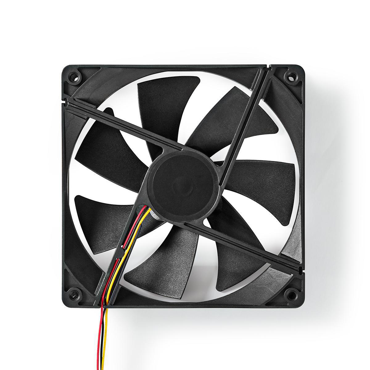DC Ventilator | DC | Grootte ventilator: 140 mm | 3-Pin | 24.9 dBA | Zwart - Afbeelding 3