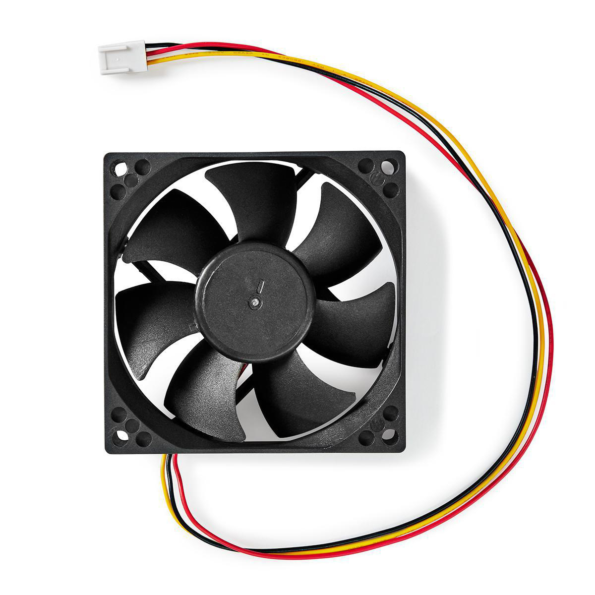 DC Ventilator | DC | Grootte ventilator: 80 mm | 3-Pin | 35.6 dBA | Zwart - Afbeelding 4