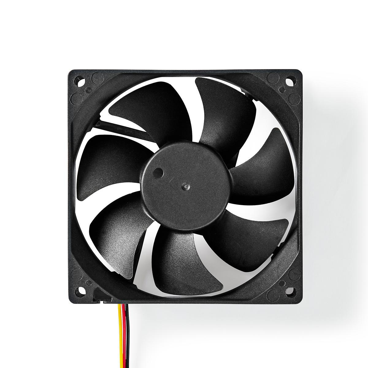 DC Ventilator | DC | Grootte ventilator: 92 mm | 3-Pin | 26.7 dBA | Zwart - Afbeelding 2