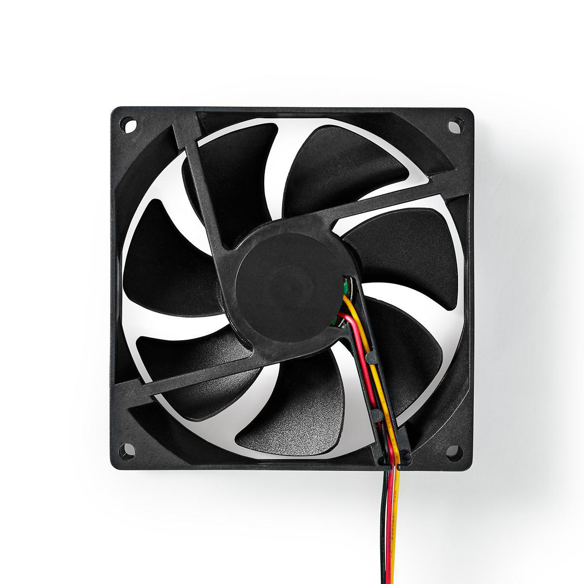 DC Ventilator | DC | Grootte ventilator: 92 mm | 3-Pin | 26.7 dBA | Zwart - Afbeelding 3