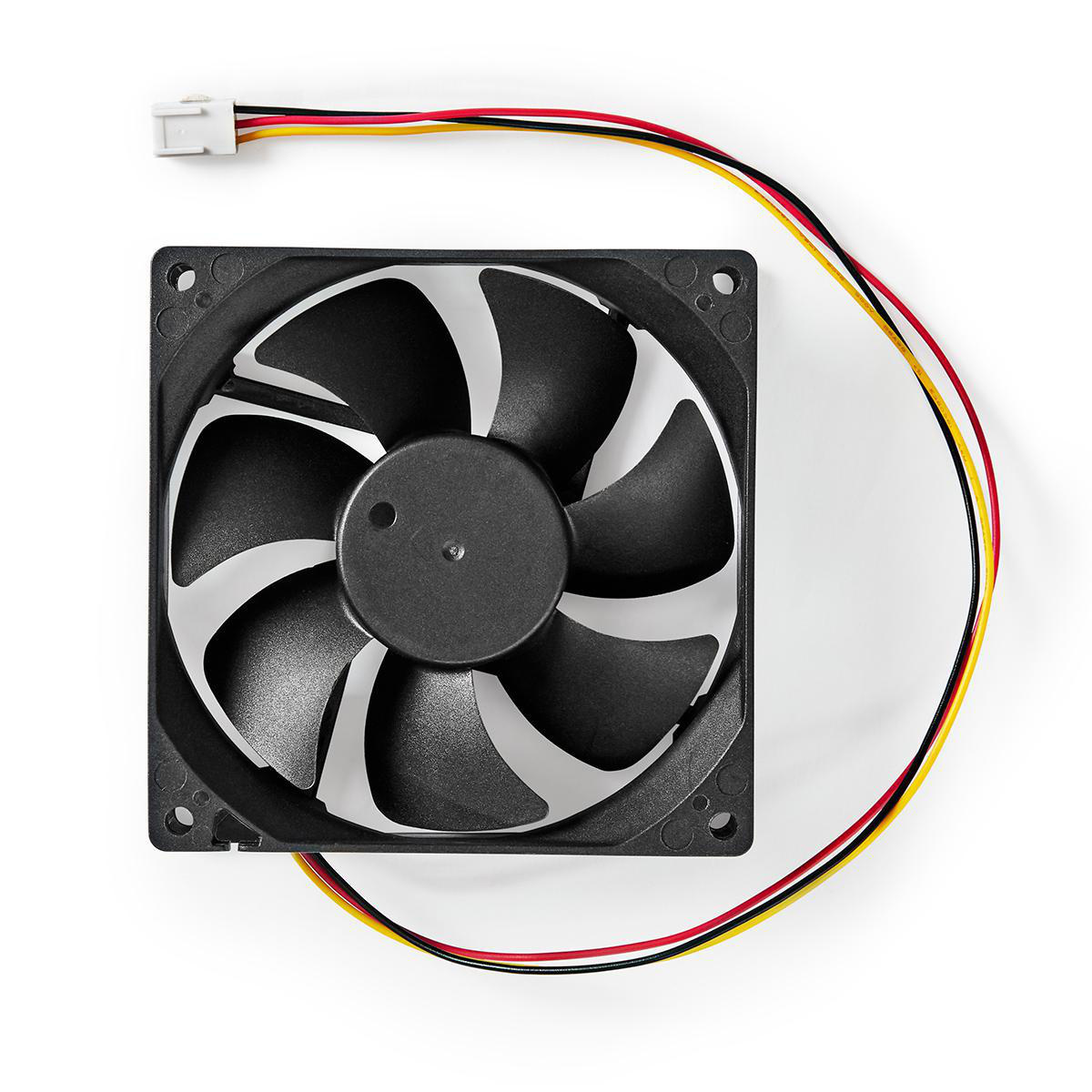 DC Ventilator | DC | Grootte ventilator: 92 mm | 3-Pin | 26.7 dBA | Zwart - Afbeelding 4