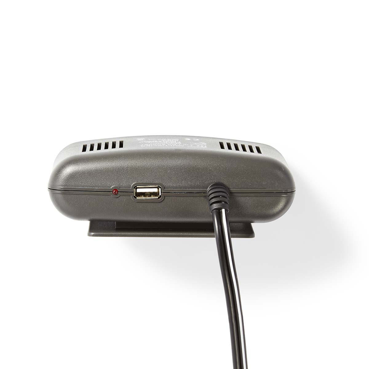 Nedis sigarettenaanstekerplug splitter met 4x 12V en 1x USB-A poort / zwart - 1 meter - Afbeelding 3