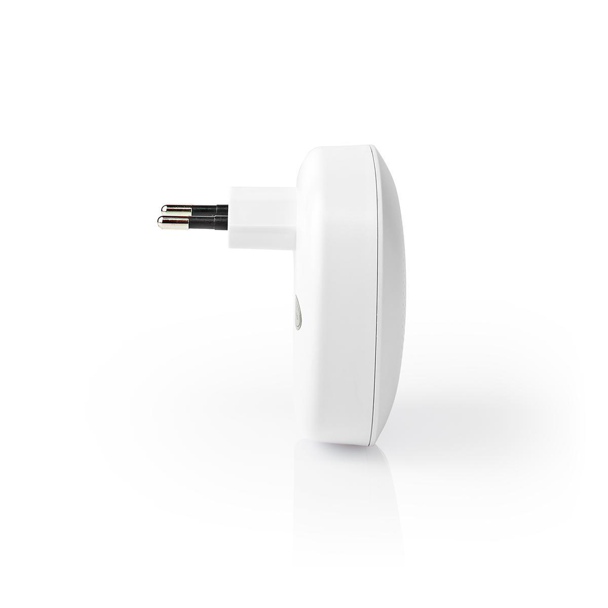Nedis draadloze deurbelset met instelbaar volume - geluid - 1 ontvanger - netvoeding / wit - Afbeelding 7