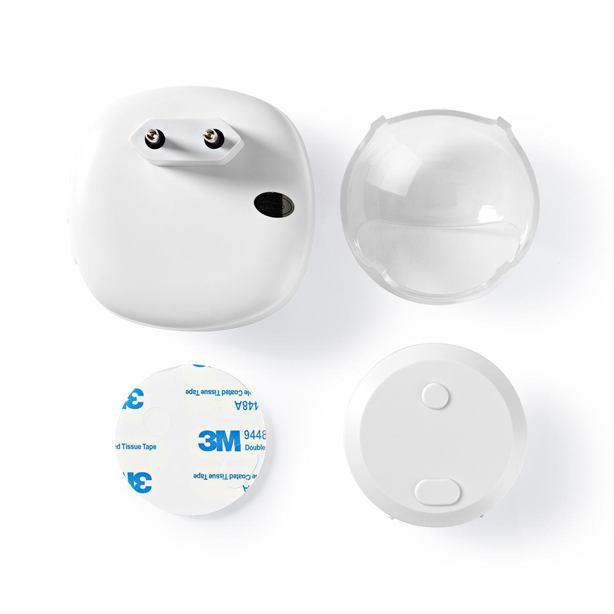 Nedis draadloze deurbelset met instelbaar volume - geluid - 1 ontvanger - netvoeding / wit - Afbeelding 9