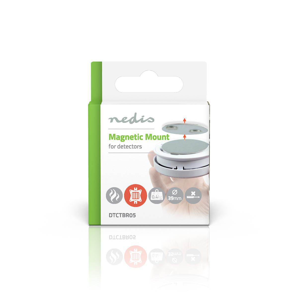 Montageset | Diameter: 39.4 mm | Magnetisch | Dubbelzijdige tape | Zilver - Afbeelding 4