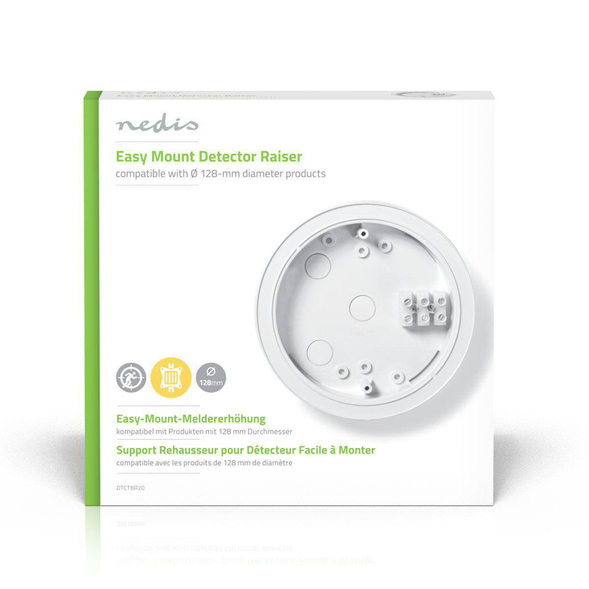 Montageset | Diameter: 128 mm | Schroef en Plug | Wit - Afbeelding 2