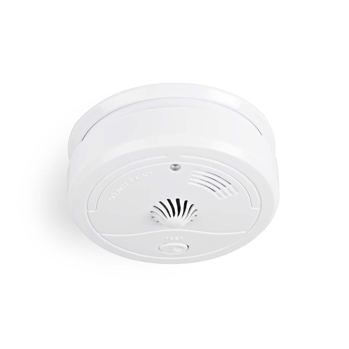 Hittemelder | Batterij Gevoed | Batterijlevensduur tot: 1 Jaar | Met testknop | 85 dB | ABS | Wit - Afbeelding 2