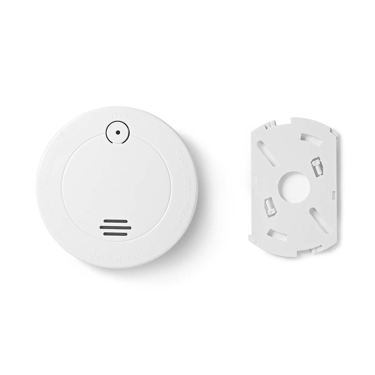 Rookmelder | Batterij Gevoed | Batterijlevensduur tot: 1 Jaar | EN 14604 | Met testknop | 85 dB | ABS | Wit - Afbeelding 5