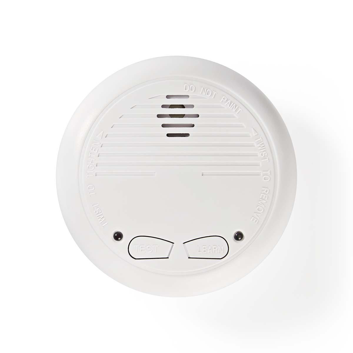 Rookmelder | Batterij Gevoed | Batterijlevensduur tot: 1 Jaar | Koppelbaar | EN 14604 | Met testknop | 85 dB | ABS | Wit - Afbeelding 4