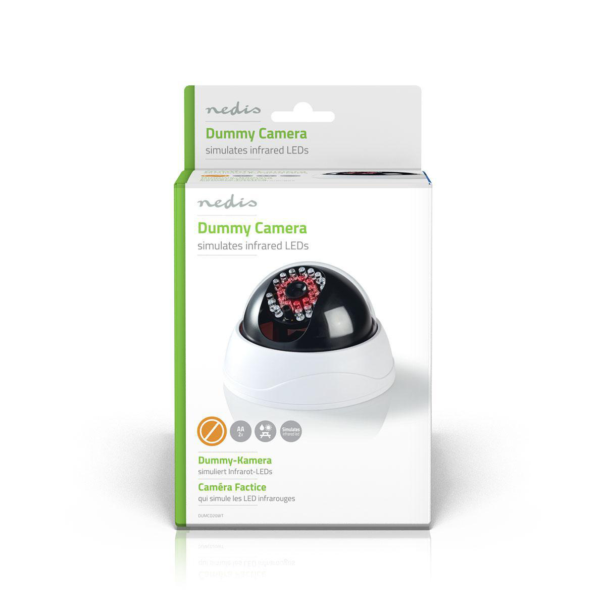 Dummy Beveiligingscamera | Dome | Batterij Gevoed | Binnen | Wit - Afbeelding 4