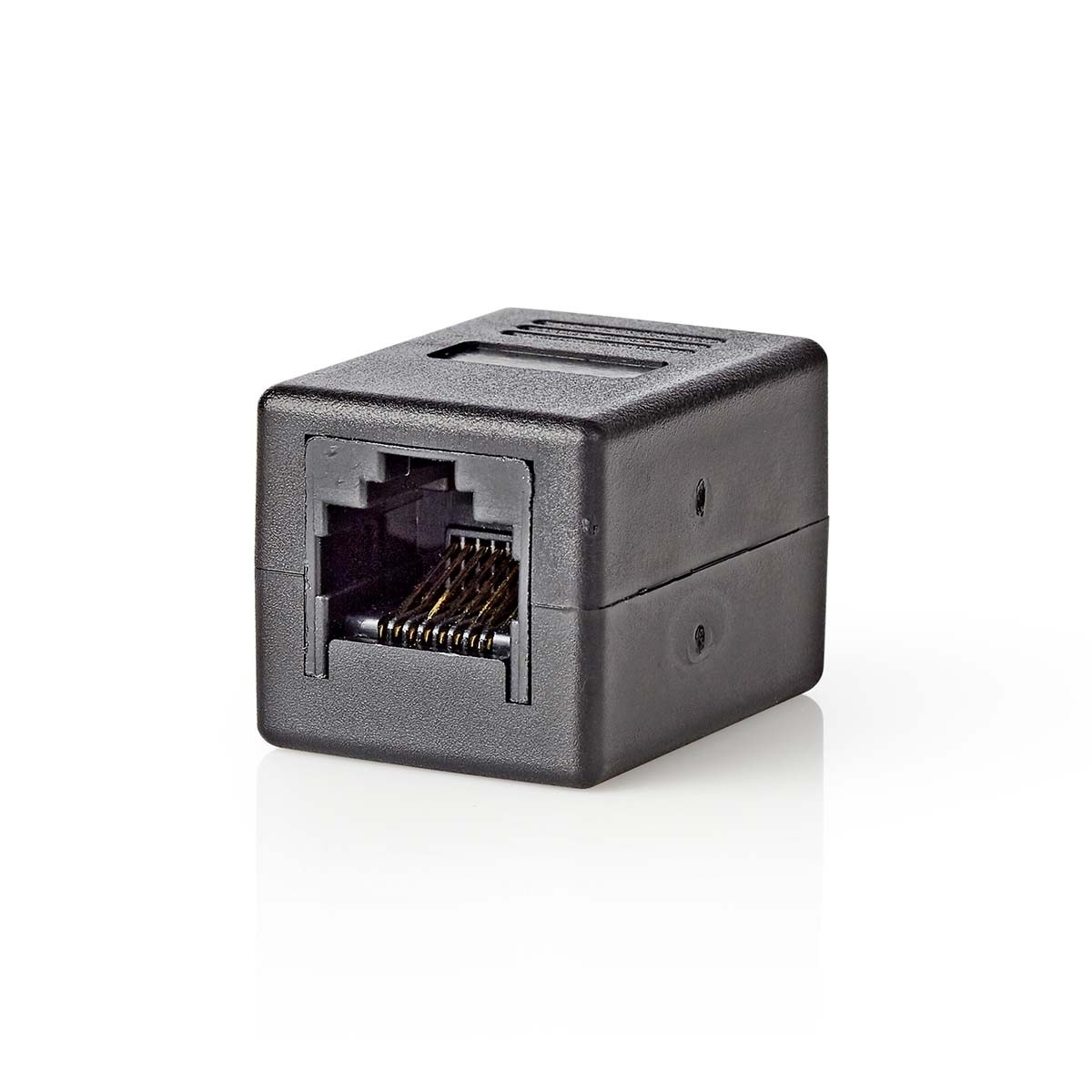 Nedis UTP CAT6 Gigabit RJ45 koppelstuk / zwart