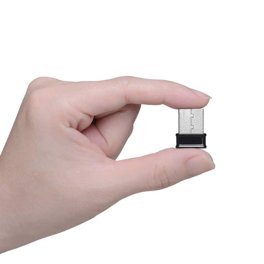 2-in-1 N150 Wi-Fi & Bluetooth 4.0 Nano USB Adapter 2.4 GHz Zwart - Afbeelding 4