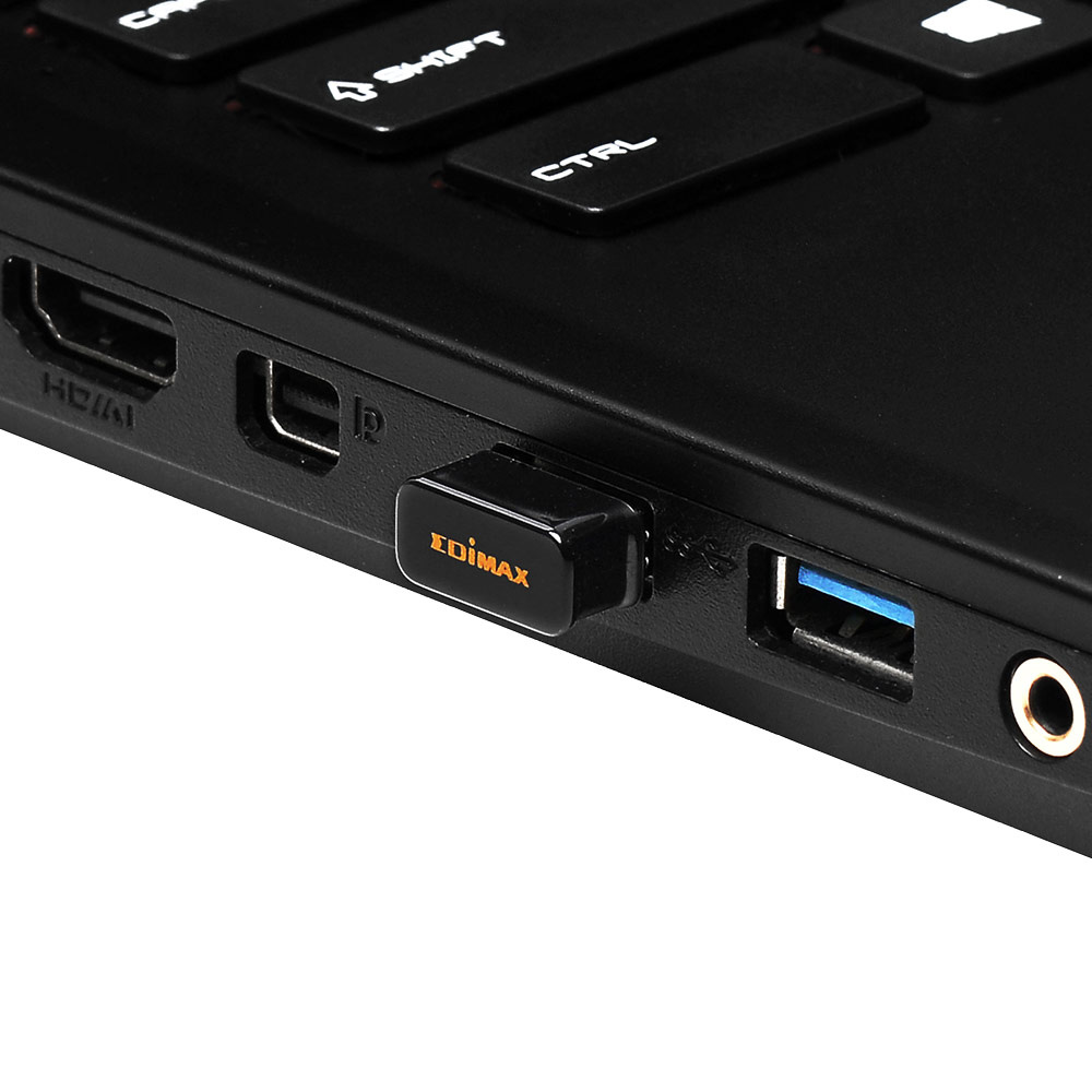 2-in-1 N150 Wi-Fi & Bluetooth 4.0 Nano USB Adapter 2.4 GHz Zwart - Afbeelding 5