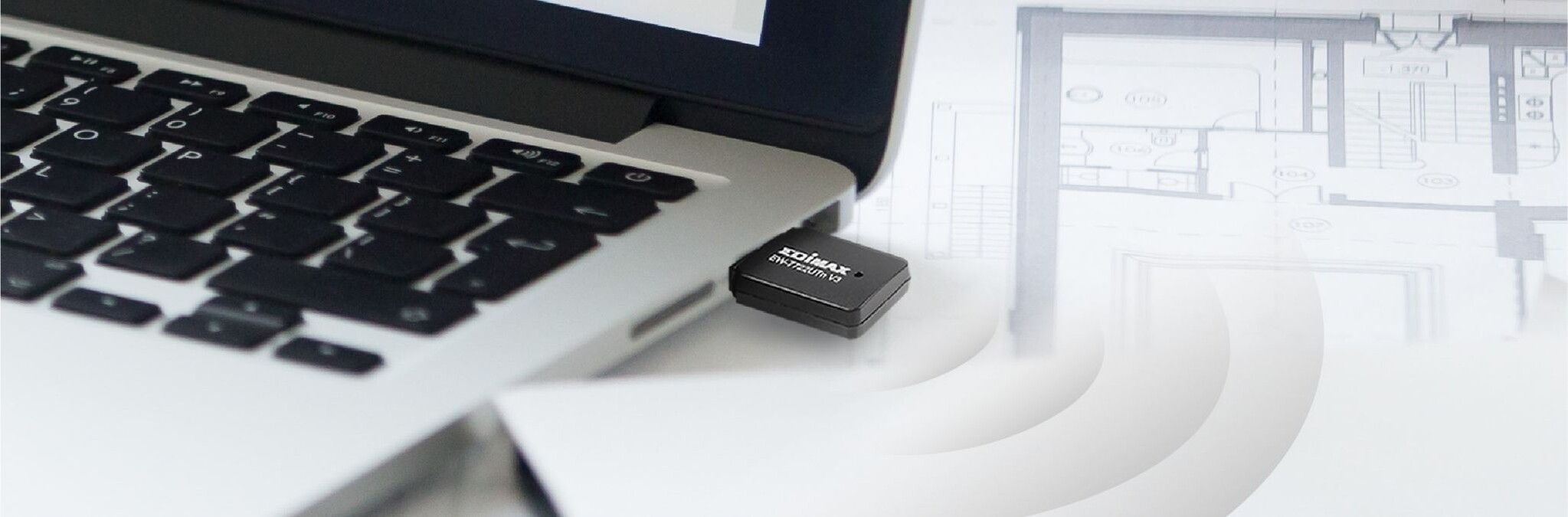 Edimax EW-7722UTn V3 USB-A - WLAN / Wi-Fi dongle - N300 / 300 Mbps - Afbeelding 6