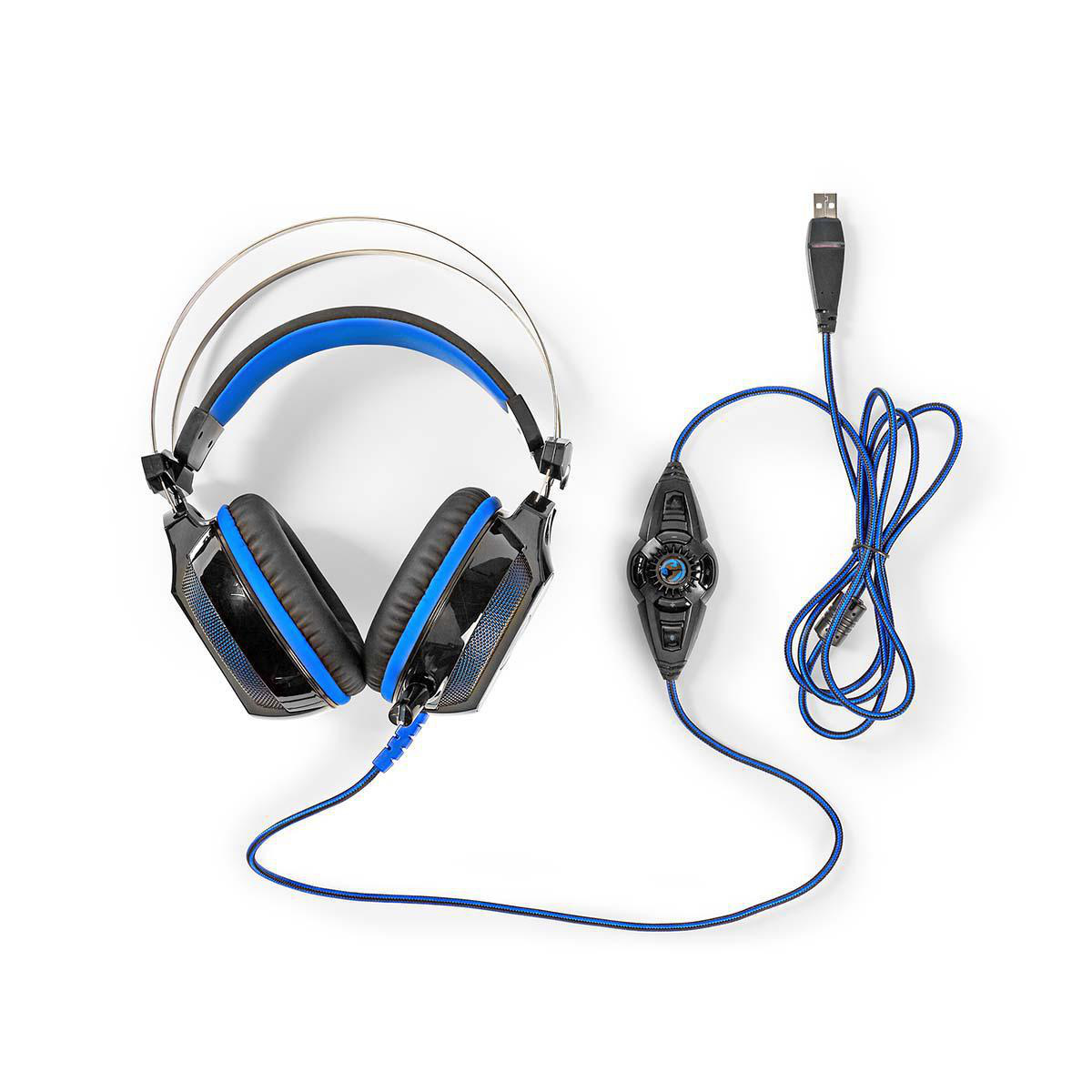 Gaming Headset | Over-Ear | Surround | USB Type-A | Buigbare en Inschuifbare Microfoon | 2.10 m | Normale Verlichting - Afbeelding 8