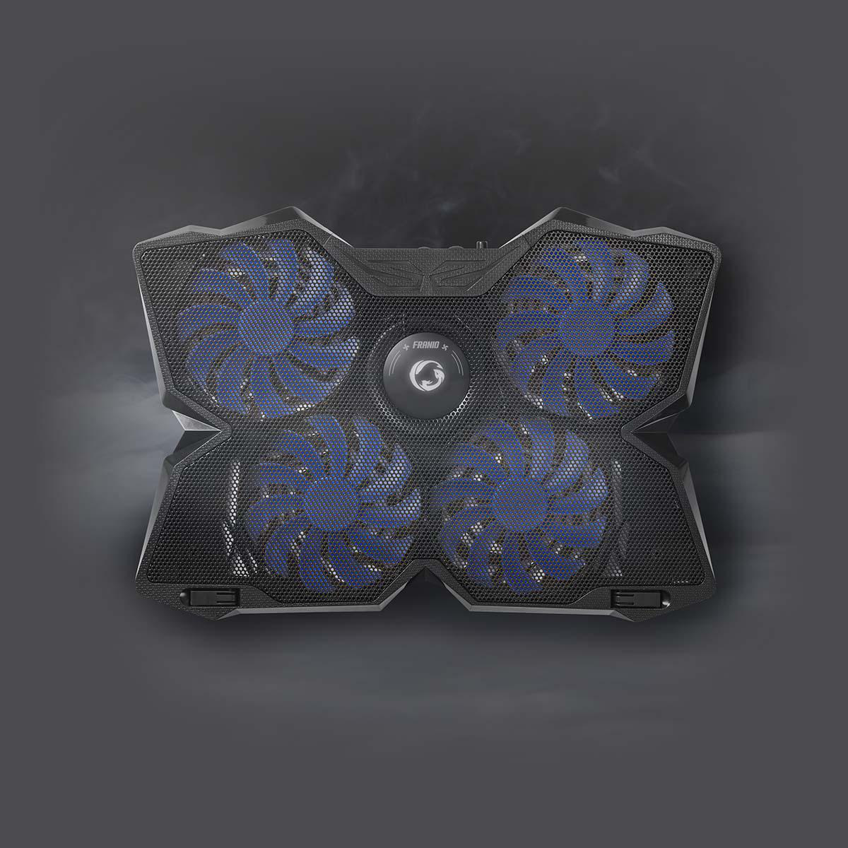 Gaming Notebook Koeler | Aantal ventilatoren: 4 | USB Gevoed | 15 " | 19 " | LED - Afbeelding 5