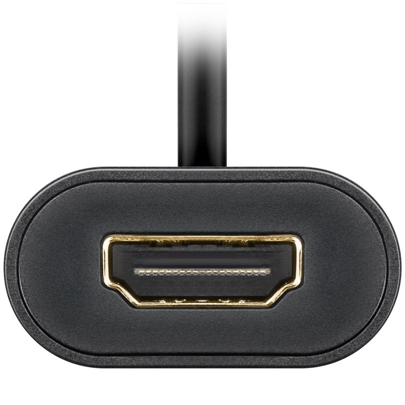Goobay USB-C naar HDMI 4K 60Hz adapter / zwart - 0,20 meter - Afbeelding 3