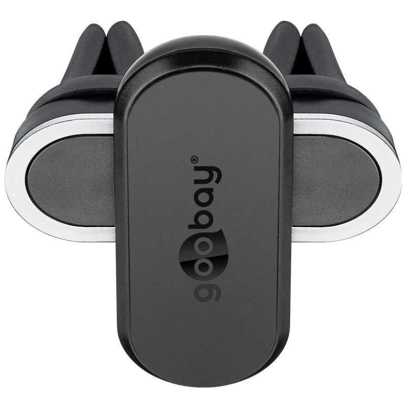 Goobay luchtrooster autohouder met magneet voor smartphones / zwart - Afbeelding 2