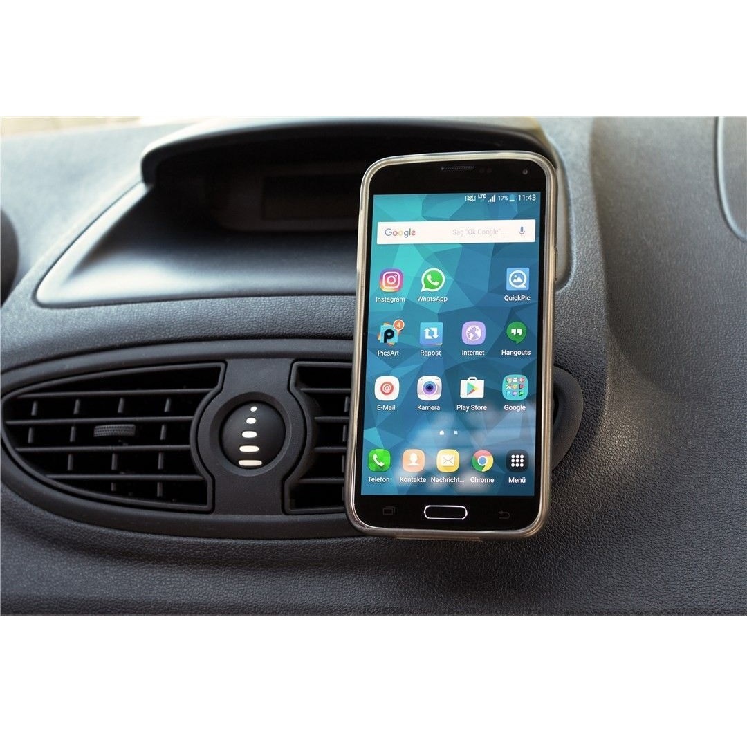 Goobay luchtrooster autohouder met magneet voor smartphones / zwart - Afbeelding 8