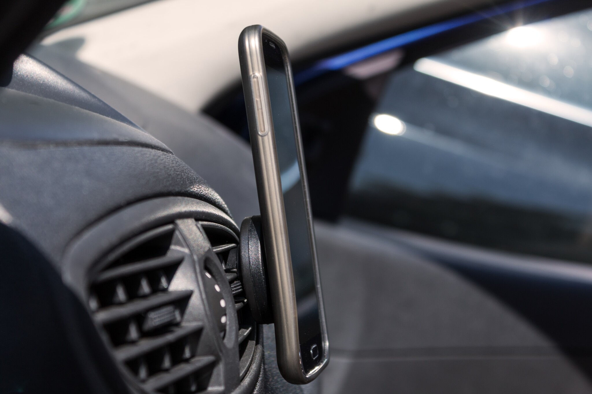 Goobay luchtrooster autohouder met magneet voor smartphones / zwart - Afbeelding 5