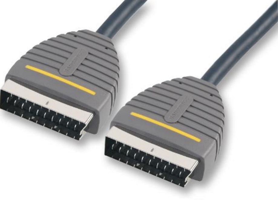 SCART Kabel SCART Male - SCART Male 3.00 m Blauw