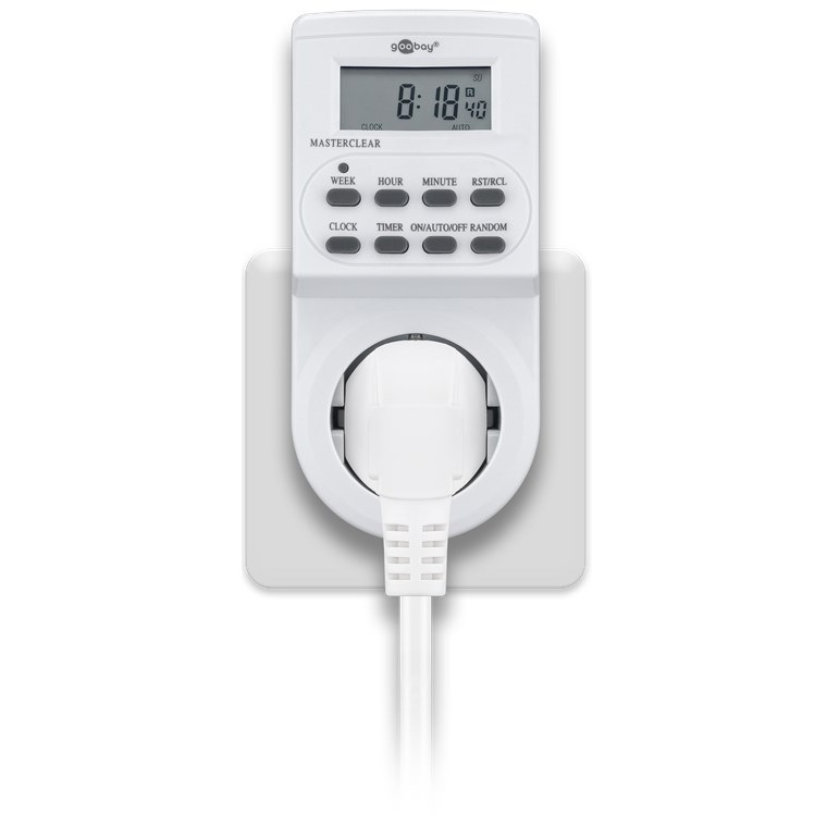 Goobay tijdschakelklok set van 3 stuks - digitaal (10 programma's per week) - voor binnen / wit - Afbeelding 4