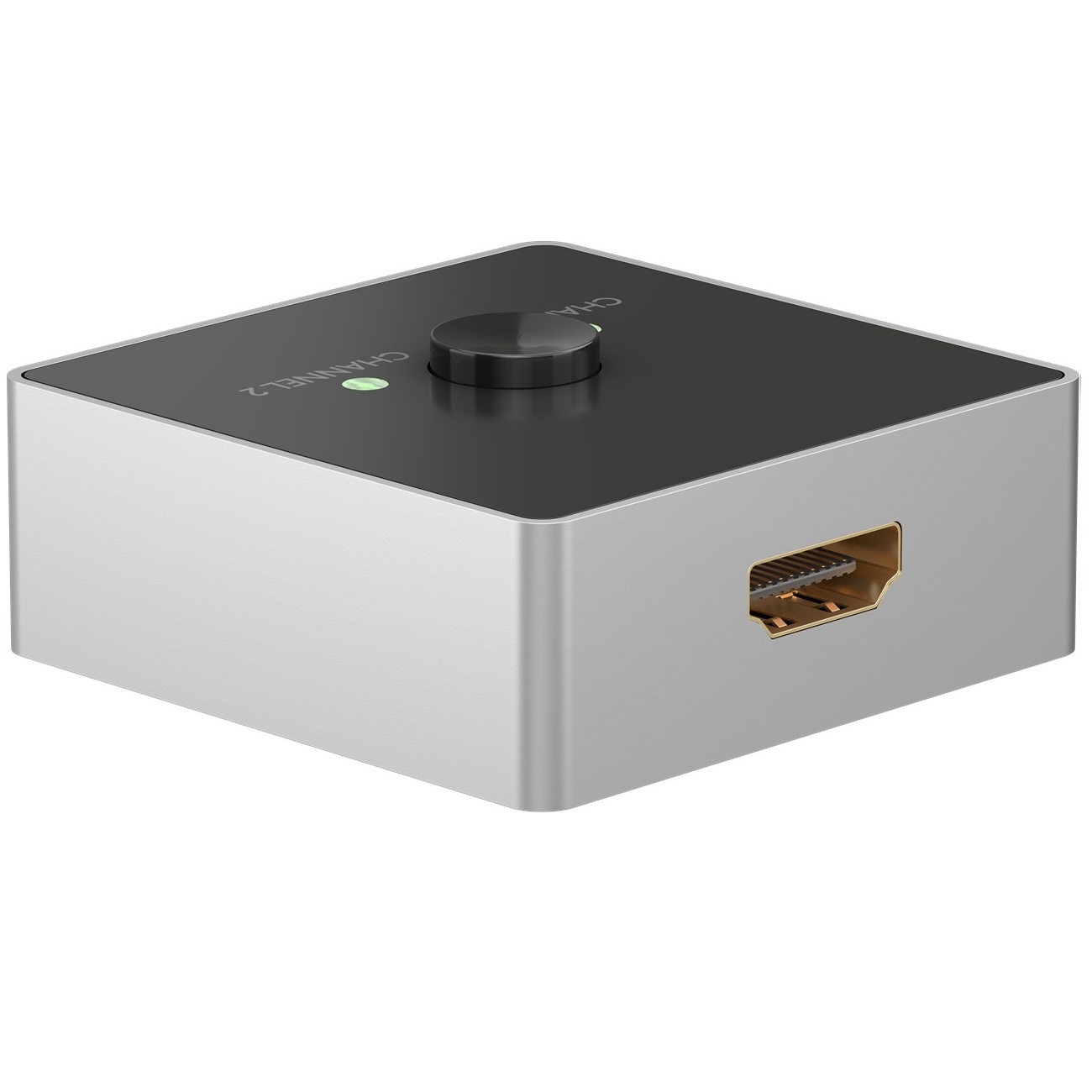 Goobay bi-directionele HDMI schakelaar 2 naar 1 / 1 naar 2 - HDMI2.0 (4K 60Hz + HDR) / zilver - Afbeelding 2