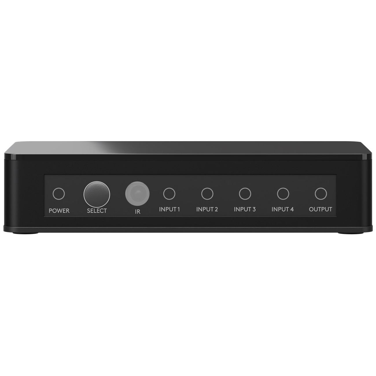 Goobay HDMI schakelaar 4 naar 1 met afstandsbediening - HDMI2.0 (4K 60Hz + HDR) / zwart - Afbeelding 3
